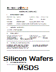 Silicon MSDS