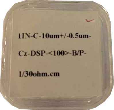 example of thin siliconi wafer in package