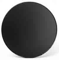 50.8 mm germanium wafer with mirror-polished dark charcoal surface on white background