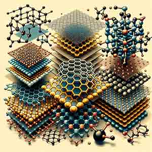 various 2D materials at the molecular level has been created.