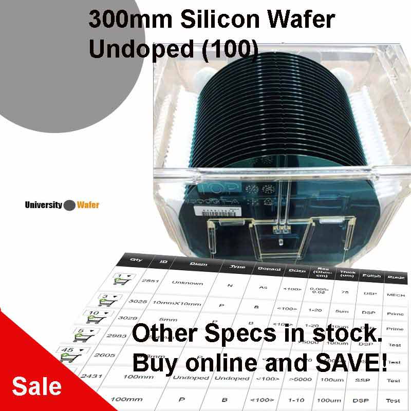 12 inch silicon wafer