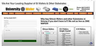 instruction to buy silicon wafers online