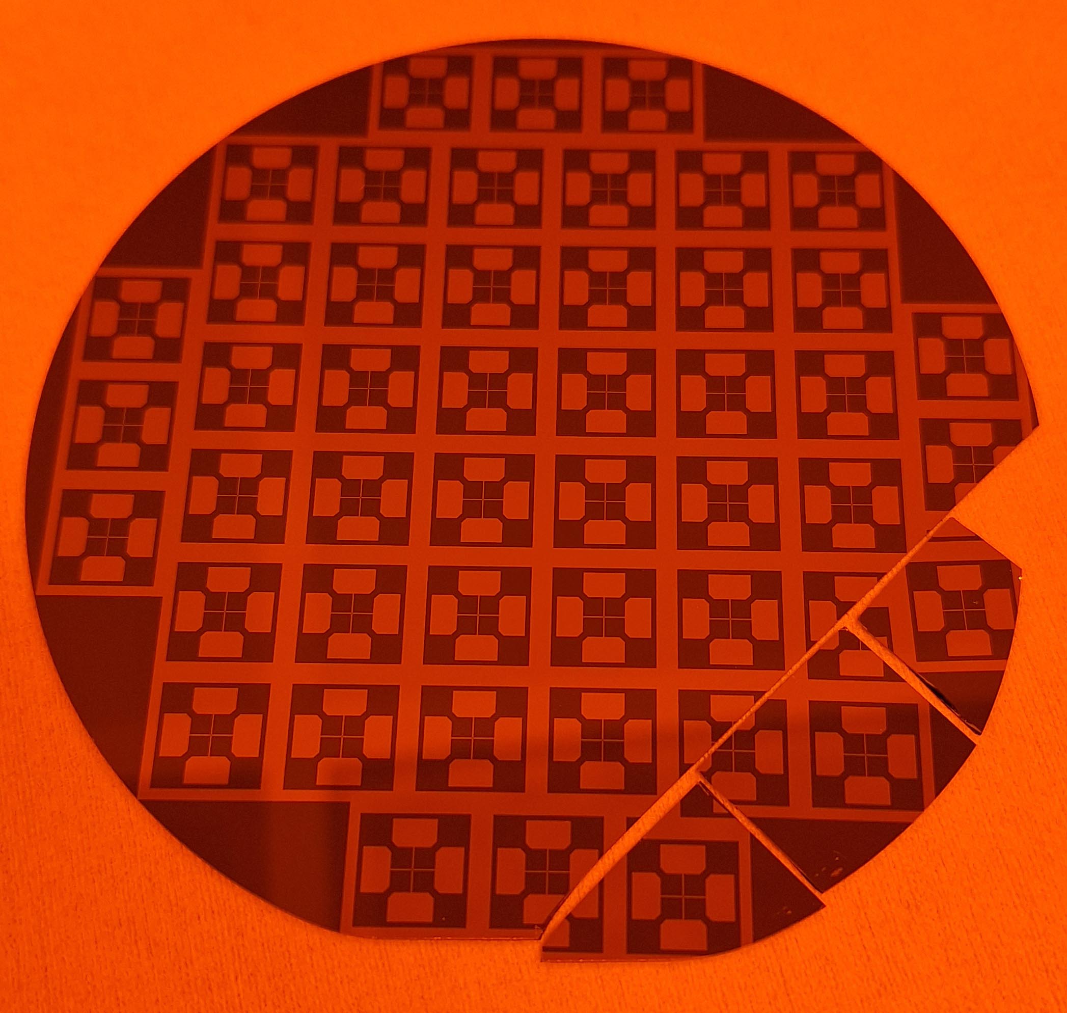 Cleaved silicon wafers