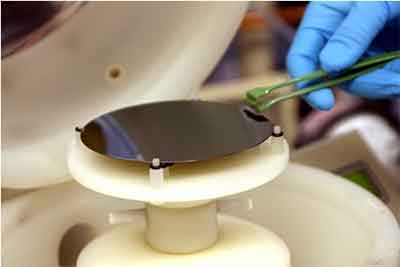 how to process diamond on silicon wafers