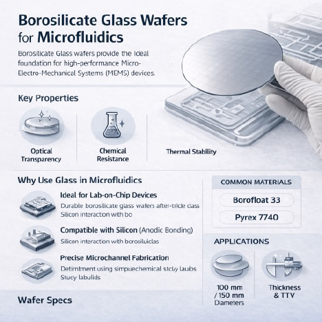 Glass Wafers Glass Wafers for Microfluidics