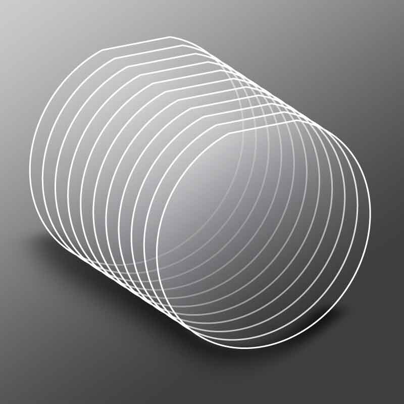 how to buy high refractive index glass wafers
