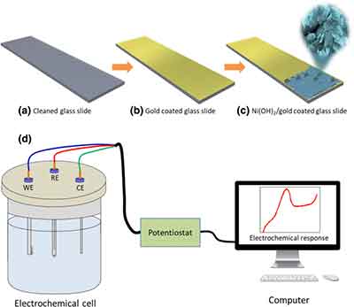 gold coated glass for nanochip fabrication