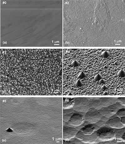 High Oriented Pyrolytic Graphite under microscope