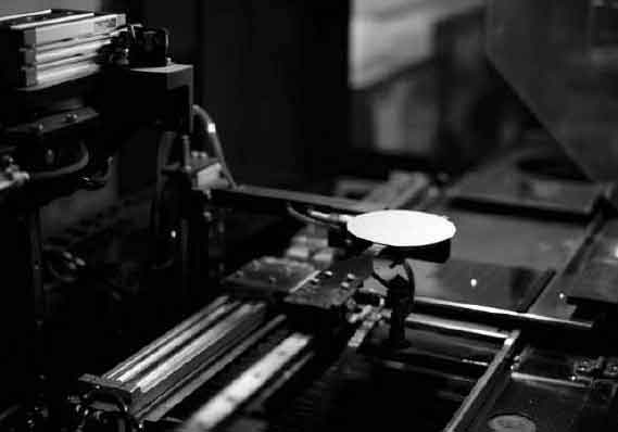 lapped silicon wafer