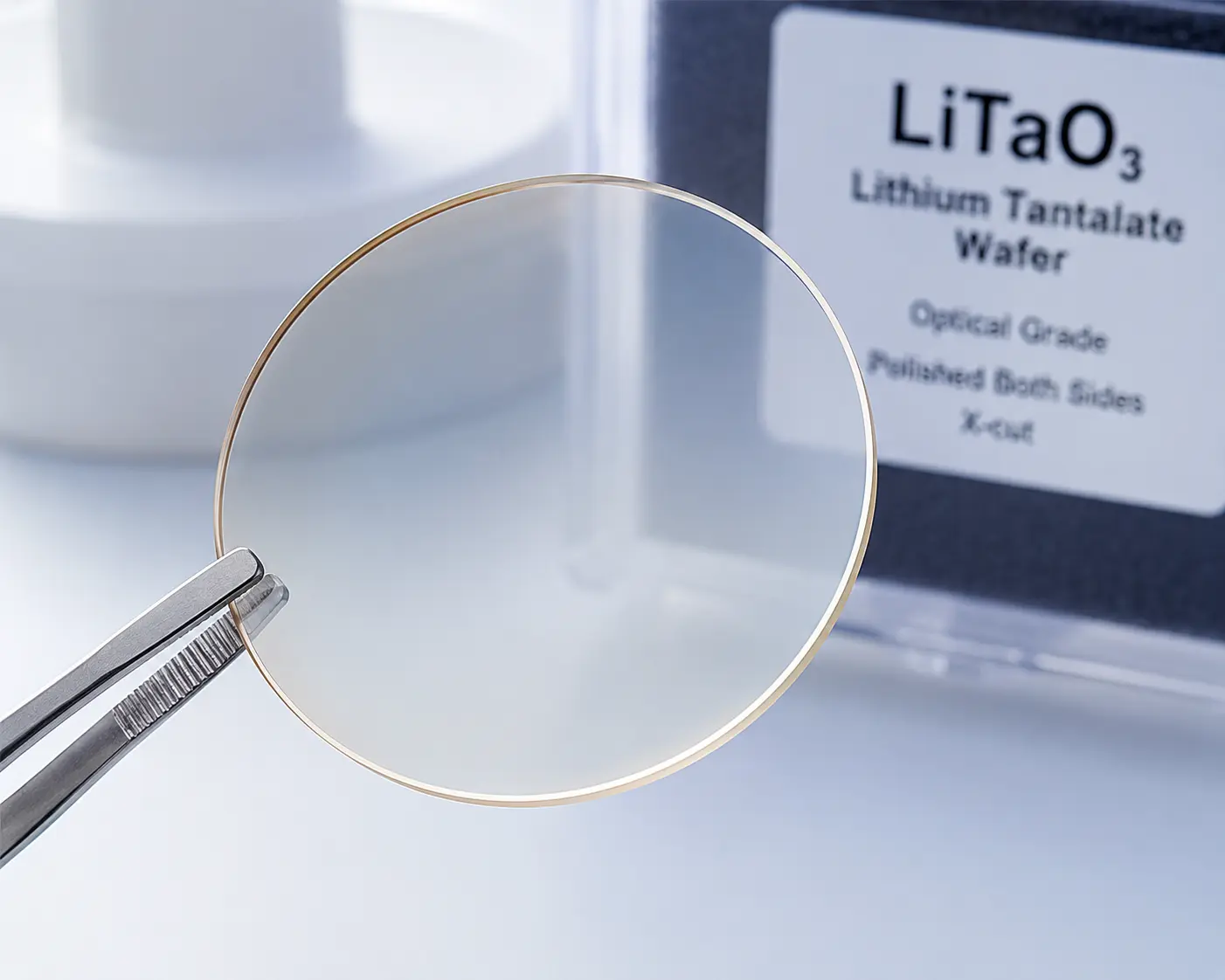 Lithium tantalate LiTaO3 wafer for optics and SAW device research
