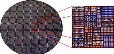 si wafer semiconductor chips