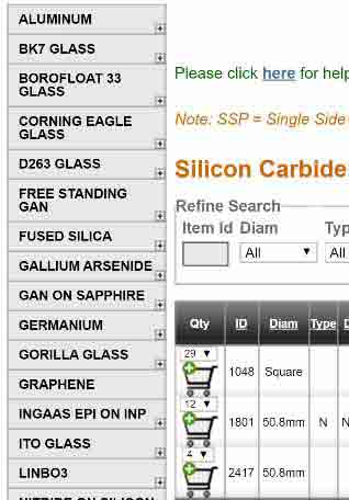 Buy Silicon Carbide Substrates Online buy sic online and save