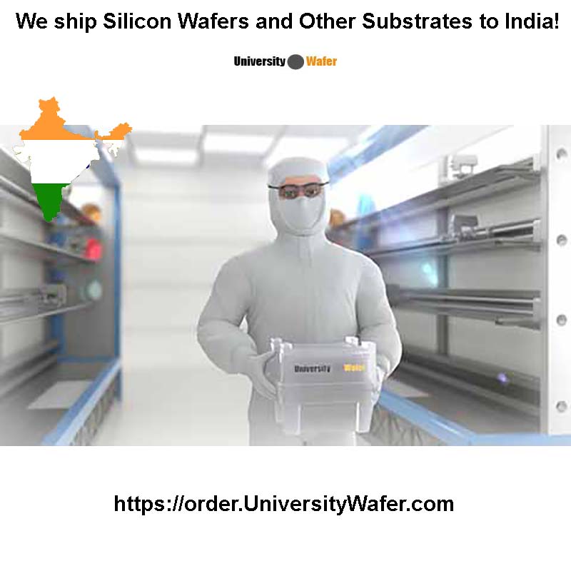 High-quality silicon wafers ready for shipment to India