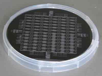 silicon wafer used for soft lithography