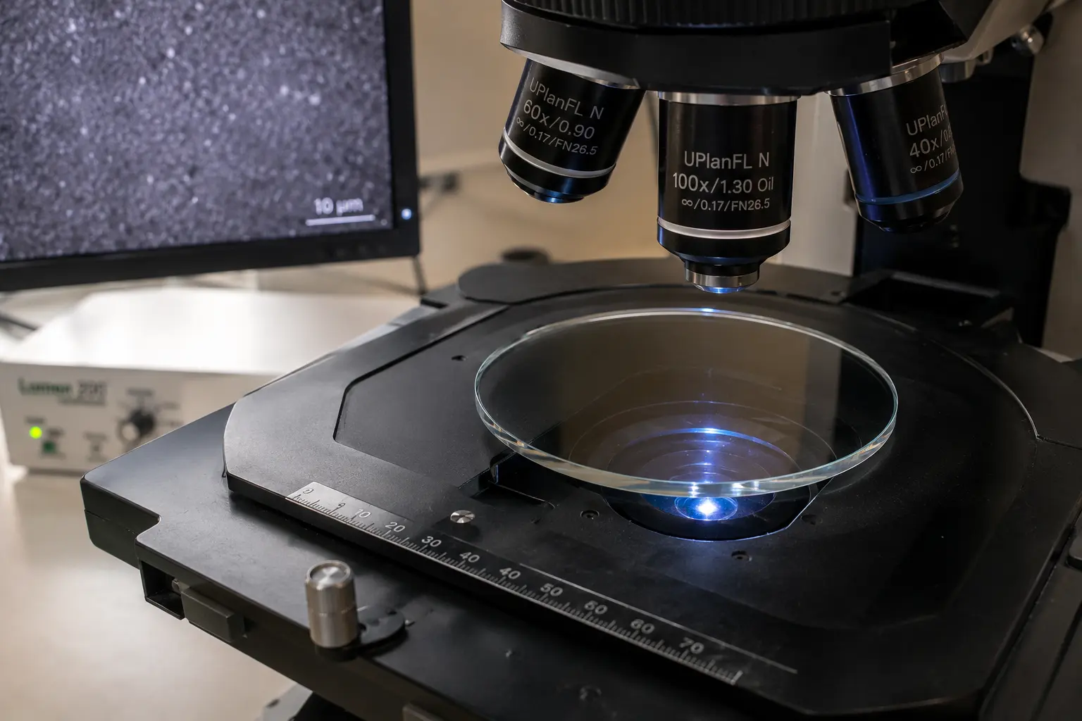 Optical grade sapphire wafer used in single particle spectroscopy